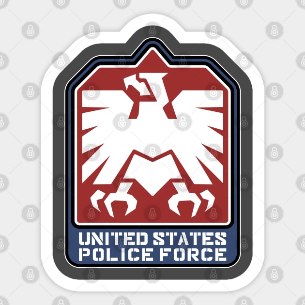 UNITED STATES POLICE FORCE Sticker by Aries Custom Graphics